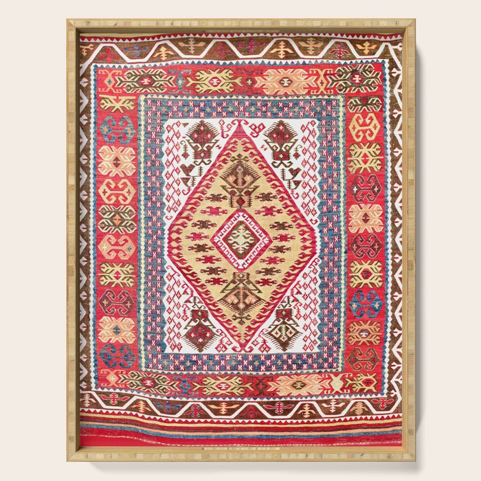Turkish Central Anatolian Kilim Serving Tray Gallery Image 1