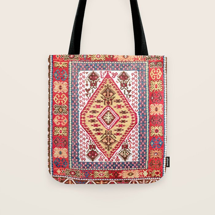 Turkish Central Anatolian Kilim Tote Bag Gallery Image 1