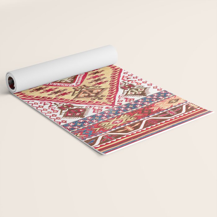 Turkish Central Anatolian Kilim Yoga Mat Gallery Image 2