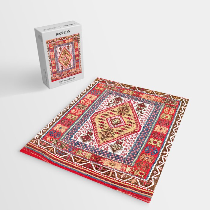 Turkish Central Anatolian Kilim Jigsaw Puzzle Gallery Image 2