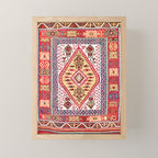 Turkish Central Anatolian Kilim Mini Art Print Gallery Image 1