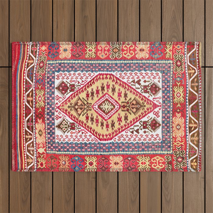Turkish Central Anatolian Kilim Outdoor Rug Gallery Image 1