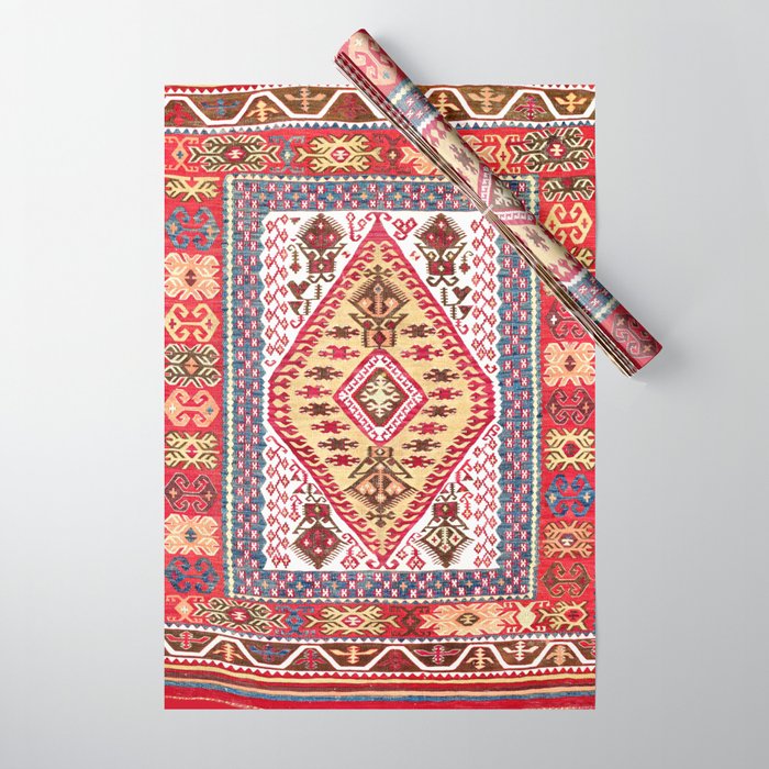 Turkish Central Anatolian Kilim Wrapping Paper