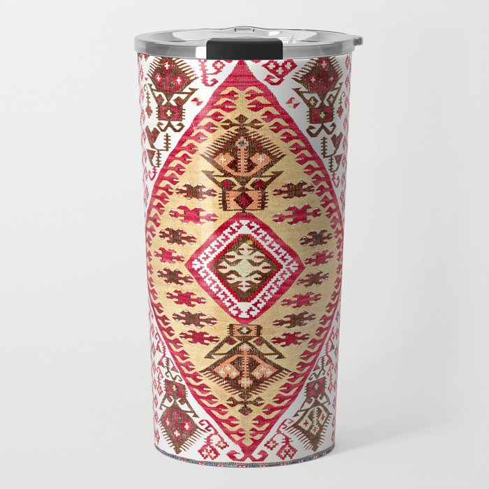 Turkish Central Anatolian Kilim Travel Mug Gallery Image 1