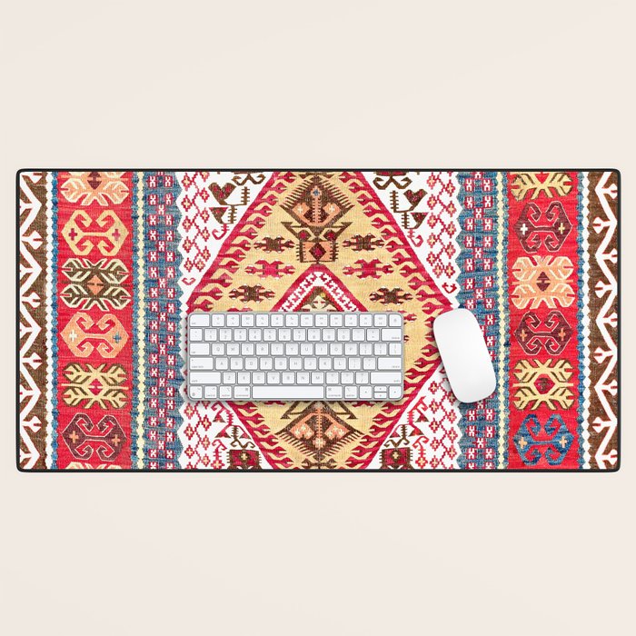 Turkish Central Anatolian Kilim Desk Mat Gallery Image 1