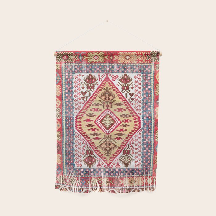 Turkish Central Anatolian Kilim Wall Hanging Gallery Image 1
