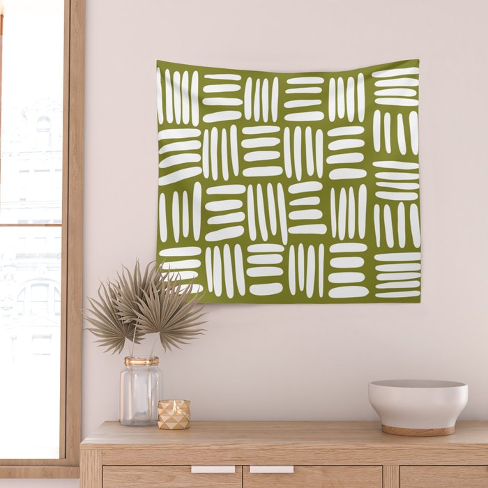 Boho (matcha green) Wall Tapestry Gallery Image 2