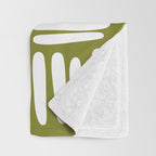 Boho (matcha green) Throw Blanket Gallery Image 3