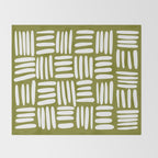 Boho (matcha green) Throw Blanket Gallery Image 2