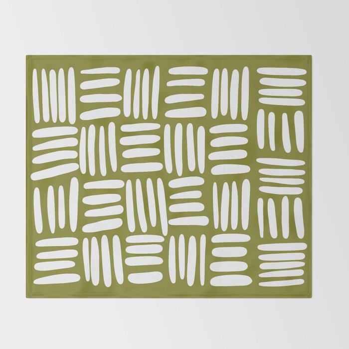 Boho (matcha green) Throw Blanket Gallery Image 2