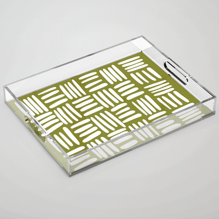 Boho (matcha green) Acrylic Tray Gallery Image 1