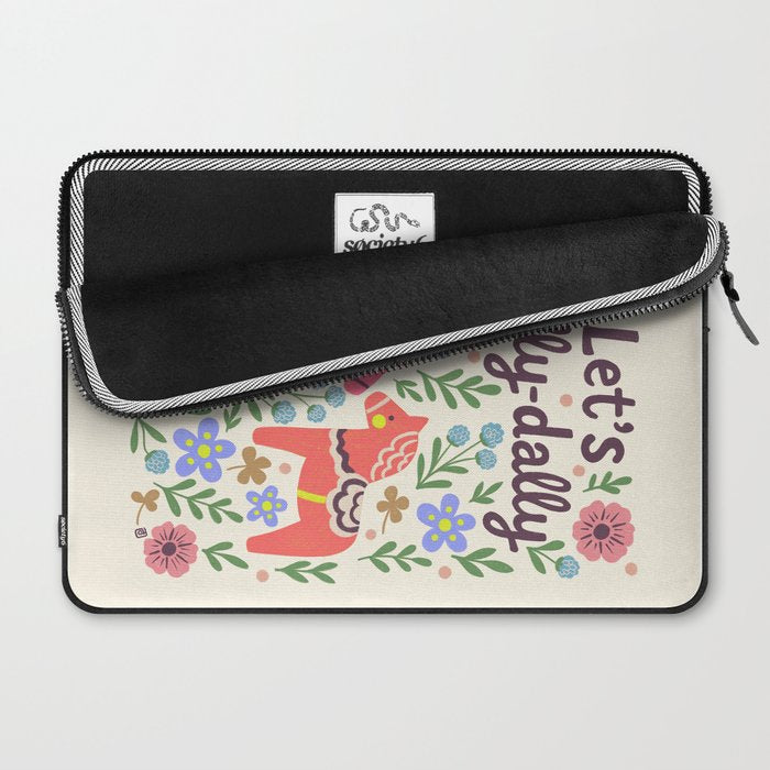 Let us dilly-dally Laptop Sleeve Gallery Image 2