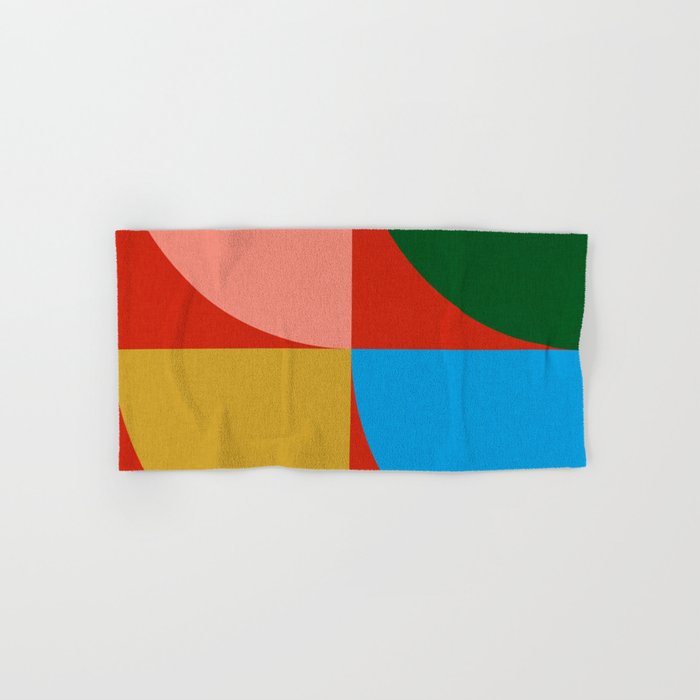 abstract retro vivid fall 6 Bath Towel Gallery Image 1