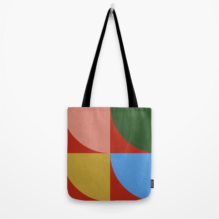 abstract retro vivid fall 6 Tote Bag Gallery Image 2