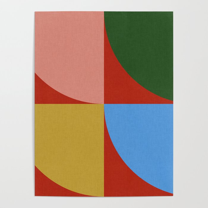 abstract retro vivid fall 6 Poster Gallery Image 4