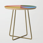 abstract retro vivid fall 6 Side Table Gallery Image 1
