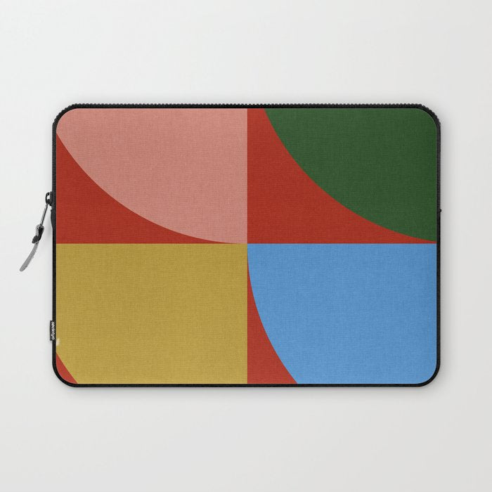 abstract retro vivid fall 6 Laptop Sleeve Gallery Image 1