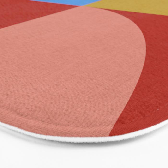 abstract retro vivid fall 6 Bath Mat Gallery Image 3