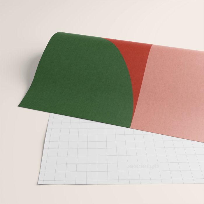 abstract retro vivid fall 6 Wrapping Paper Gallery Image 2