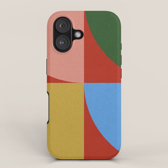 abstract retro vivid fall 6 iPhone Case Gallery Image 1