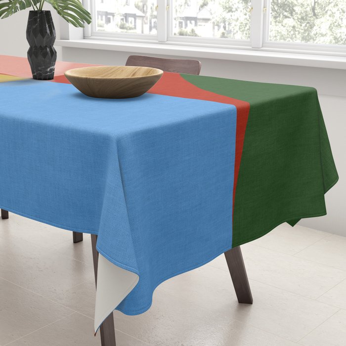 abstract retro vivid fall 6 Tablecloth Gallery Image 3