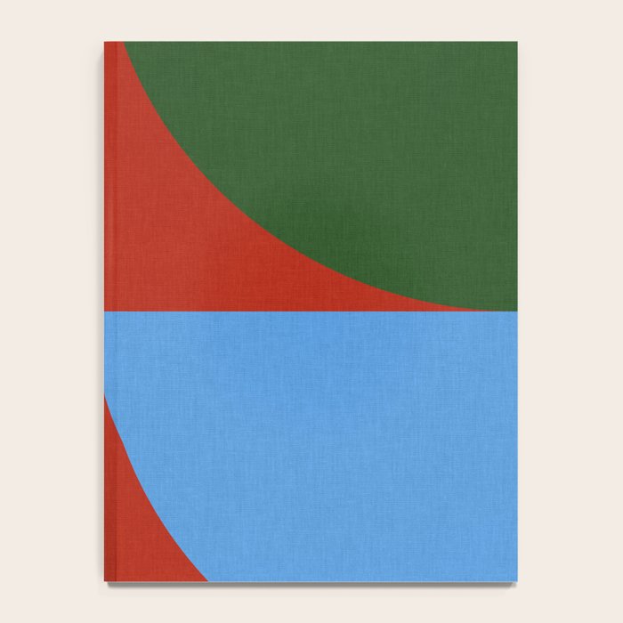 abstract retro vivid fall 6 Notebook Gallery Image 4