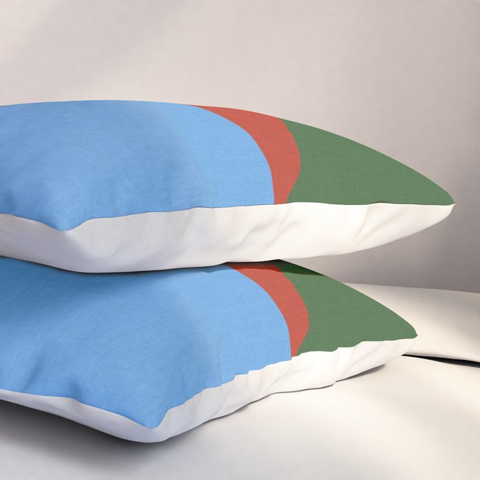 abstract retro vivid fall 6 Pillow Sham Gallery Image 3