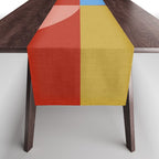abstract retro vivid fall 6 Table Runner Gallery Image 1
