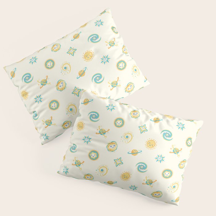 Pastel space pattern Pillow Sham Gallery Image 3