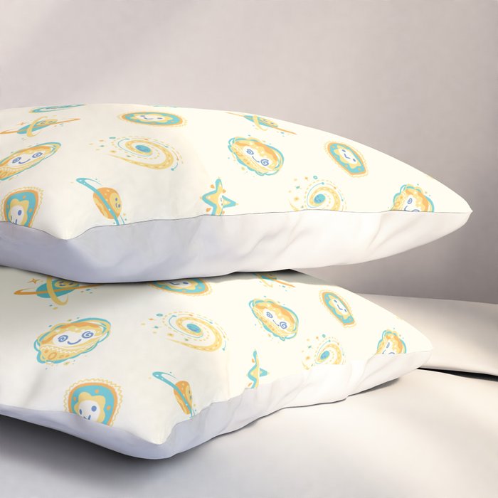 Pastel space pattern Pillow Sham Gallery Image 3