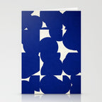 Abstract Blue shape Stationery Card Gallery Image 2