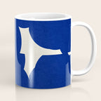 Abstract Blue shape Coffee Mug Gallery Image 1