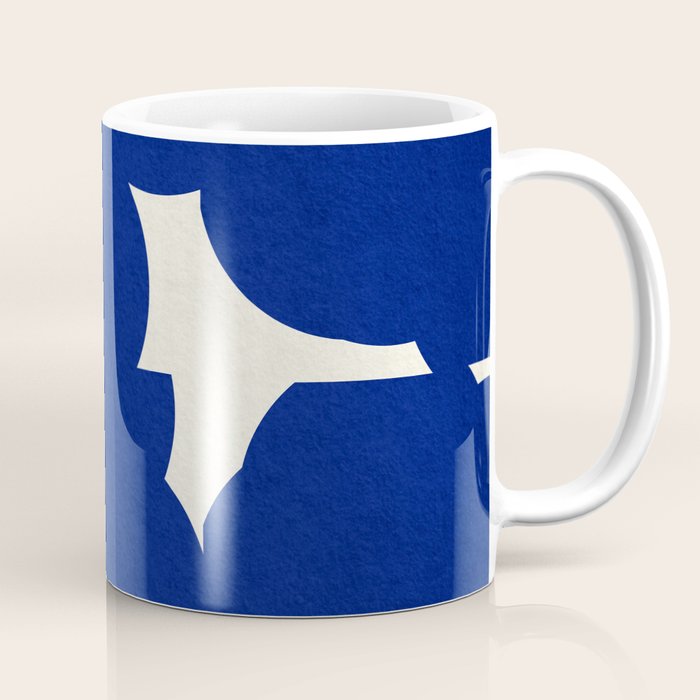 Abstract Blue shape Coffee Mug Gallery Image 1