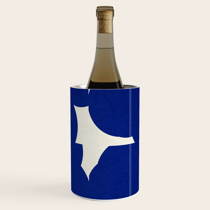 Abstract Blue shape Wine Chiller Gallery Image 3