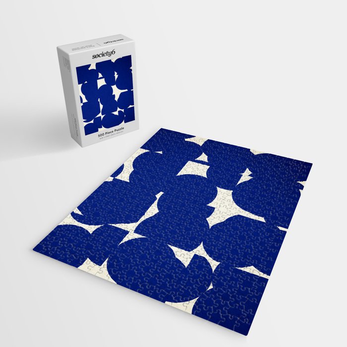 Abstract Blue shape Jigsaw Puzzle Gallery Image 2