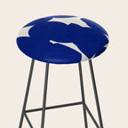Abstract Blue shape Stool Gallery Image 2