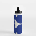 Abstract Blue shape Water Bottle Gallery Image 2