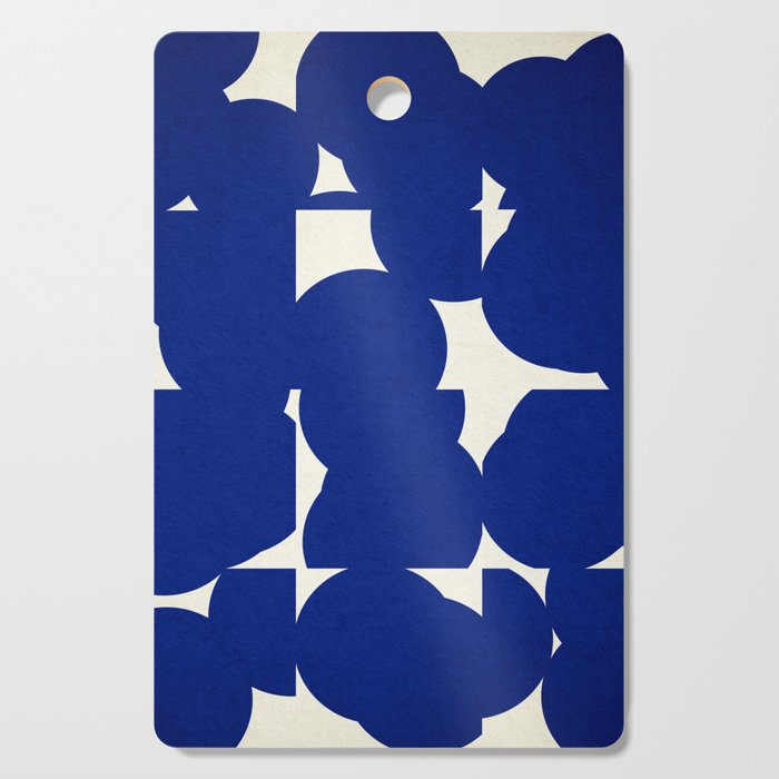 Abstract Blue shape Cutting Board Gallery Image 1