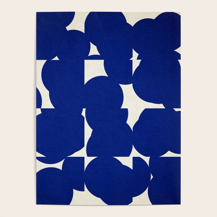 Abstract Blue shape Poster Gallery Image 4