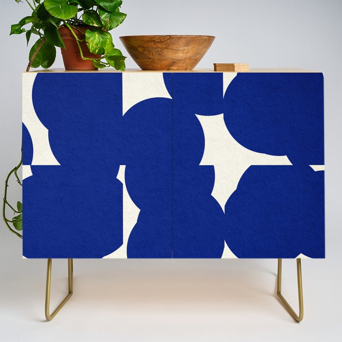 Abstract Blue shape Credenza Gallery Image 1