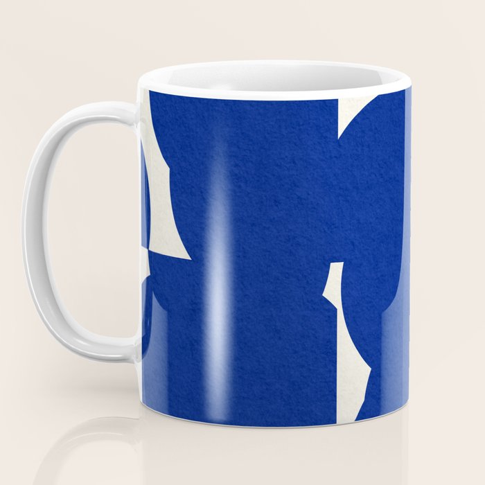Abstract Blue shape Coffee Mug Gallery Image 3