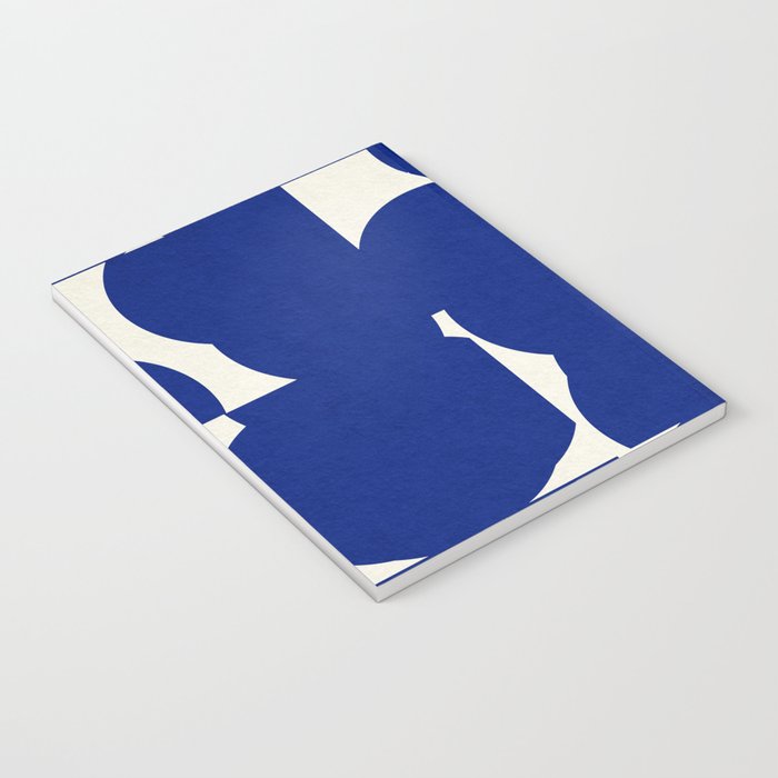 Abstract Blue shape Notebook Gallery Image 3