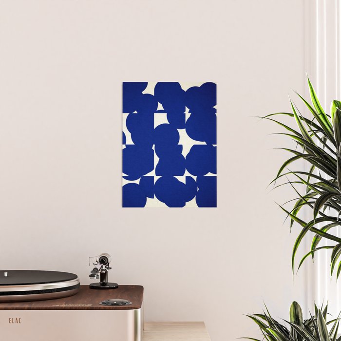 Abstract Blue shape Poster Gallery Image 2