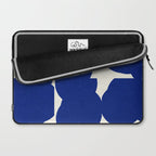 Abstract Blue shape Laptop Sleeve Gallery Image 2
