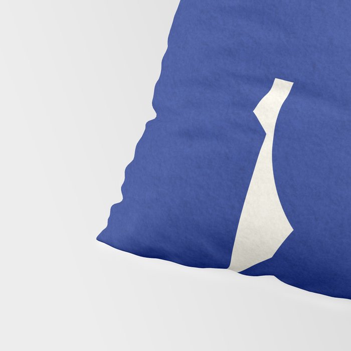 Abstract Blue shape Pillow Sham Gallery Image 4