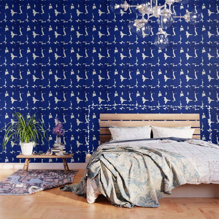 Abstract Blue shape Wallpaper Gallery Image 1