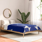 Abstract Blue shape Comforter Gallery Image 2