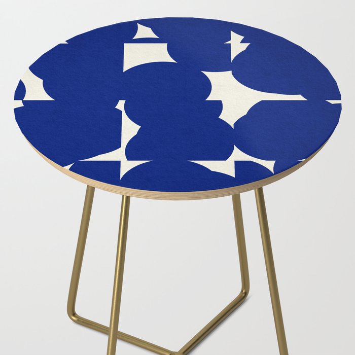 Abstract Blue shape Side Table Gallery Image 2