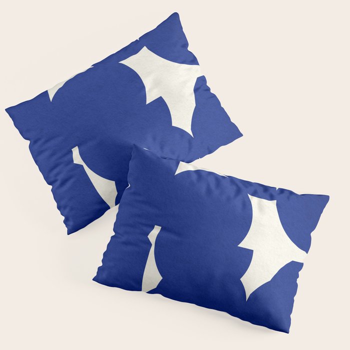 Abstract Blue shape Pillow Sham Gallery Image 3