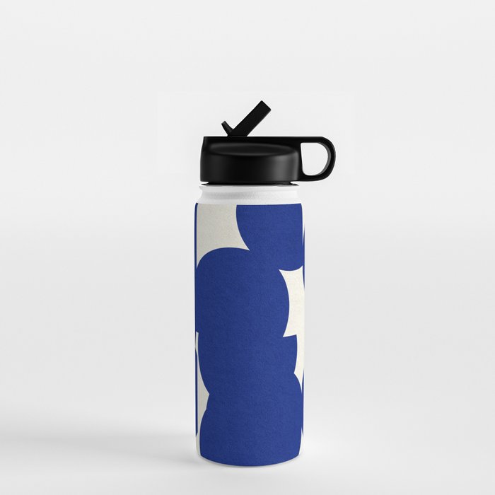 Abstract Blue shape Water Bottle Gallery Image 1